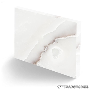 Artificial Translucent Resin Stone Slabs Faux Onyx