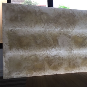 Calacatta White Faux Marble Slabs/Tiles