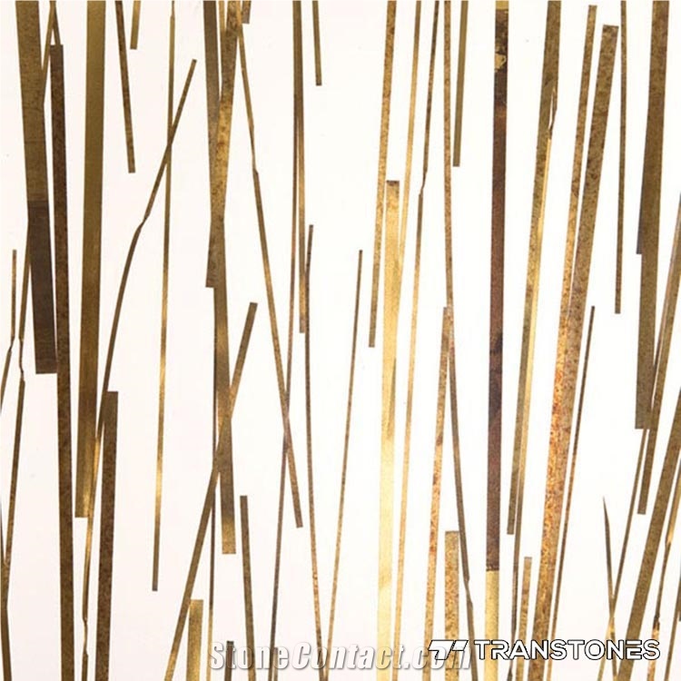 Customized General Engineering Gold Acrylic Sheet