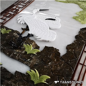 Decorative Onyx Stone Artificial Wall Painting