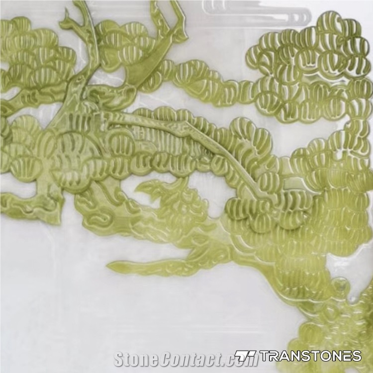 Decorative Onyx Stone Artificial Wall Painting