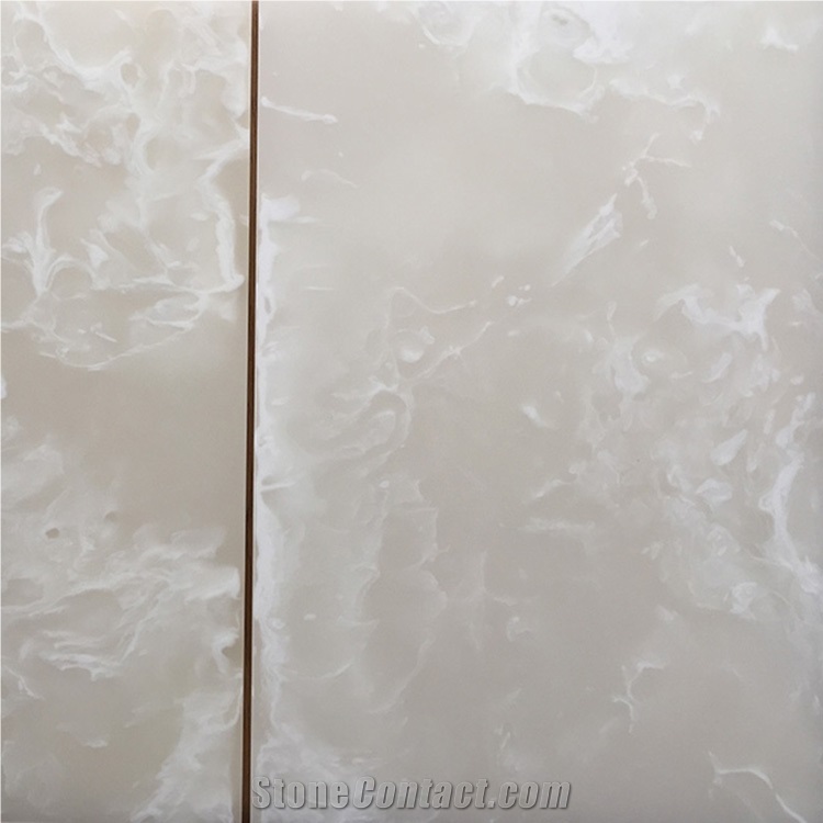 Faux Alabaster Popular Acrylic Wall Decorative Stone