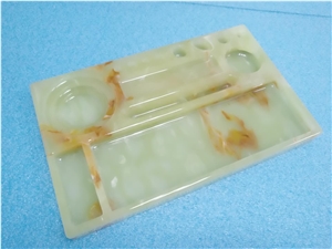 Interior Home Decors Translucent Carved Tray
