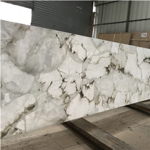 Natural Crystal Onyx Stone Slab for Wall Panel