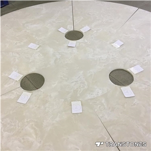 Polished Surface Translucent Artificial Onyx Slab