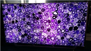 Semi Precious Agate Translucent Panel