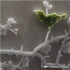 Transaprent Artificial Onyx Carving Art Works
