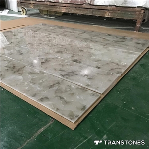 Translucent Artificial Resin Stone Wall Covering