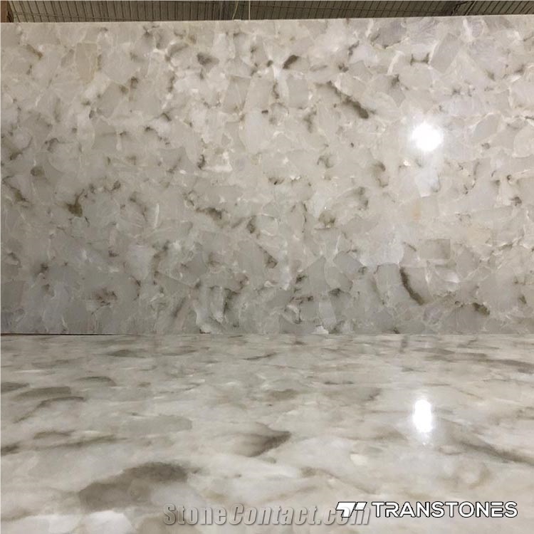 Translucent Backlit Artificial Crystal Onyx