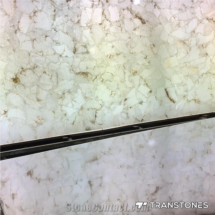 Translucent Backlit Artificial Crystal Onyx