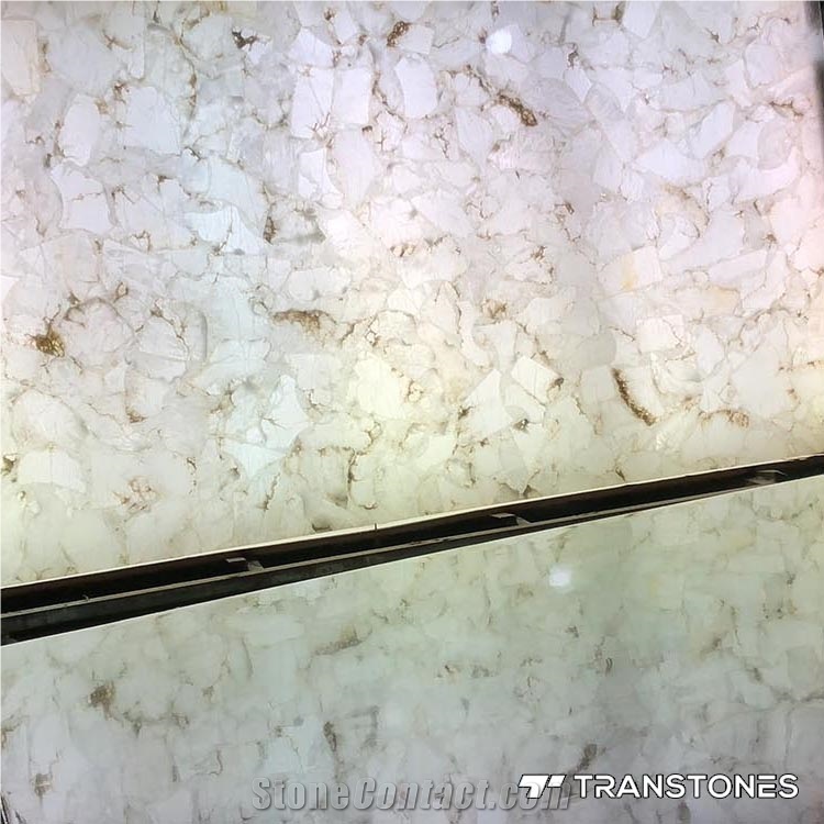 Translucent Backlit Artificial Crystal Onyx