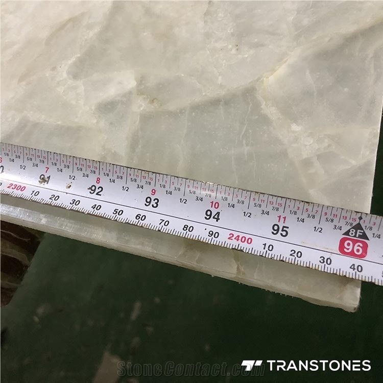 Translucent Backlit Artificial Crystal Onyx