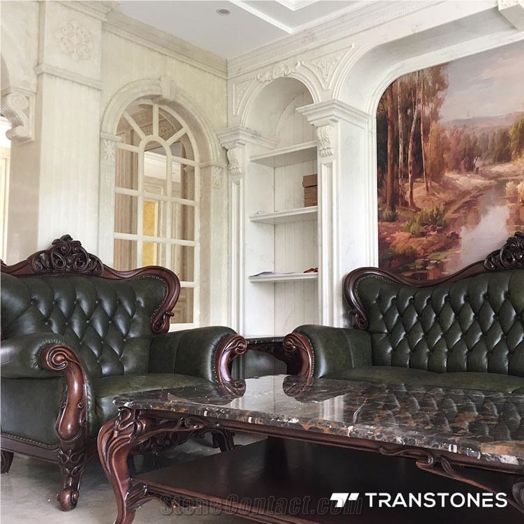 White Alabaster Stone for Interior Home Decors