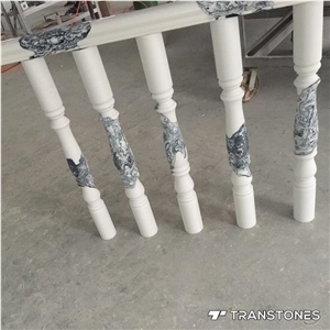 White Classes / Luxury Handrail / Artificial Stone