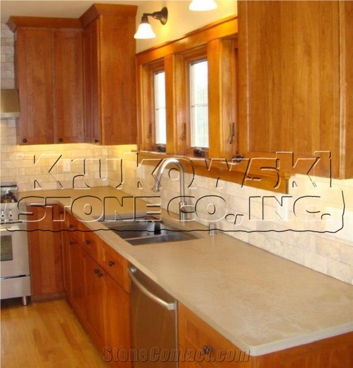 Cambrian Cream Sandstone Brushed Countertop