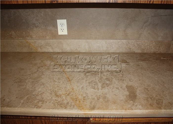 Cambrian Cream Sandstone Brushed Countertop