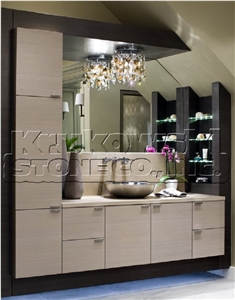 Cambrian Cream Sandstone Vanity and Backsplash
