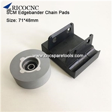 71x48mm Rubber Conveyor Chain Pads Are for Scm