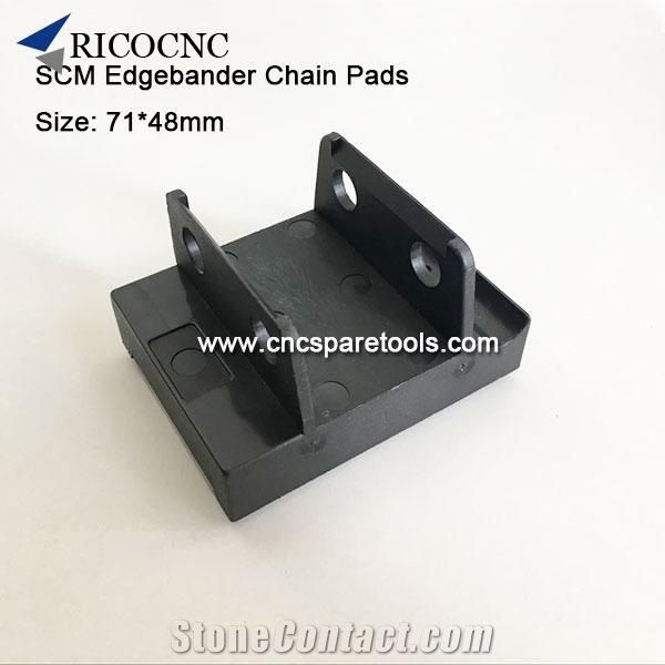 71x48mm Rubber Conveyor Chain Pads Are for Scm