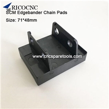 71x48mm Rubber Conveyor Chain Pads Are for Scm