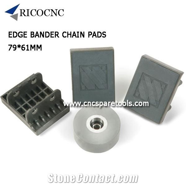 79x61mm Biesse Kdt Edgebanding Chain Track Pads