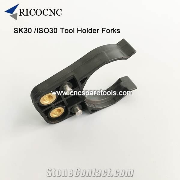 Black Iso30 Din69871 Sk30 Cnc Tool Changer Forks