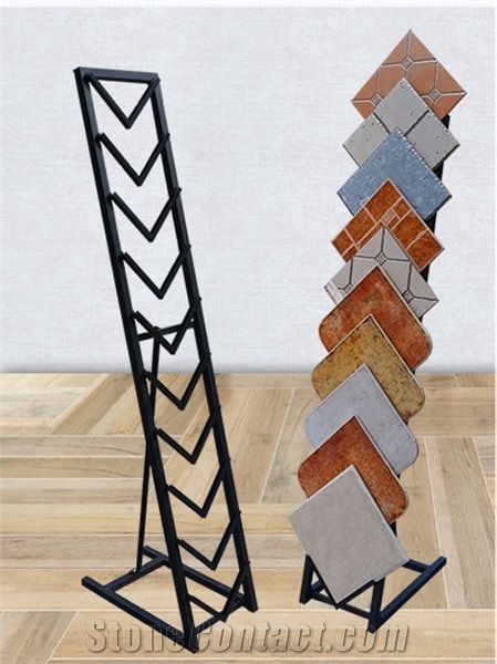 Ceramic Tile, Stone Tile Sample Display Racks, Stone Tile Dealer Showroom Stands