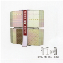 Ms-F45a Stone Tile Display Shelves,Shelf Unit Tile Display for Loose Tiles, Tile Sample Boards