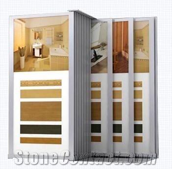 Mx0130 Natural Stone Tile, Quartz, Hardwood Display Racks, Metal Slot Tile Rack,Wholesale Ceramic Marble Granite Tile Holder Display Stand Rack