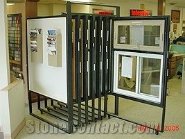 Mx0172 Natural Stone Tile Display Racks, Showroom and Exhibition Sample Stands