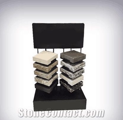 Mx0175 Stone Tile Display Shelves,Shelf Unit Tile Display for Loose Tiles, Tile Sample Boards