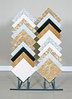 Mx0176 Stone Tile Display Shelves,Shelf Unit Tile Display for Loose Tiles, Tile Sample Boards, Display Towers