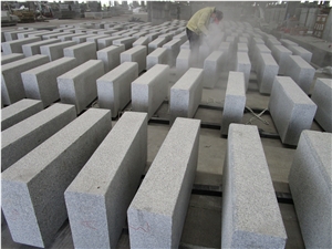 Hubei New G603 Granite Beveled Curbstone/Kerbstone