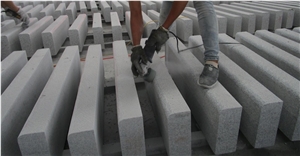 Hubei New G603 Granite Beveled Curbstone/Kerbstone