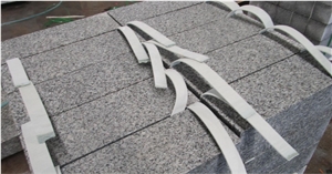 Hubei New G603 Granite Bush Hammered Paving Brick