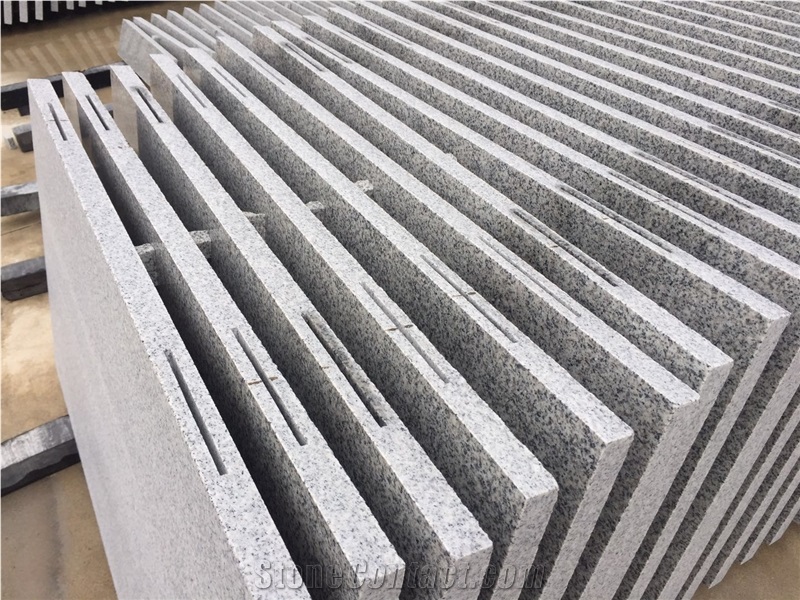 Light Grey Hubei New G603 Granite Exterior Wall Stone Tiles