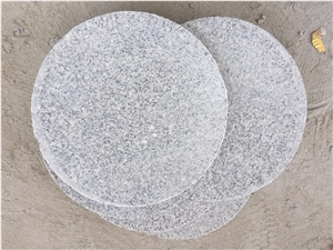 Wholesale Hubei New G603 Granite Flamed Round Step Stone