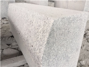 Hubei New G603 Granite Flamed & Beveled Kerbstone