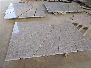 New Pangdang Light Grey G603 Granite Polished Spiral Stairs