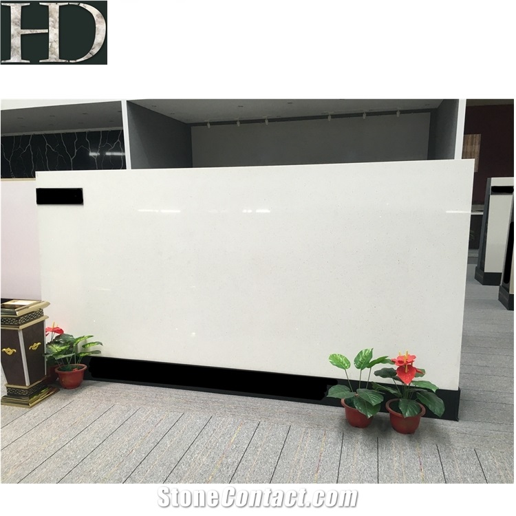 Crystal White Quartz Slabs & Tiles