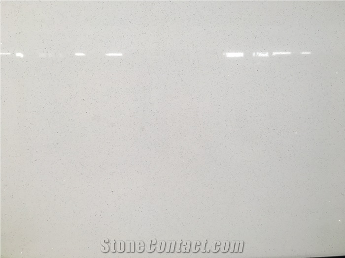 Crystal White Quartz Slabs & Tiles