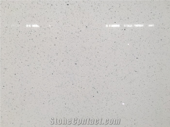 Crystal White Quartz Slabs & Tiles