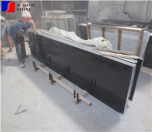 Polish Absolute Black Mongolian Black Basalt Slabs
