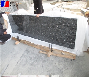 Polished Silver Pearl Granite Countertops Island