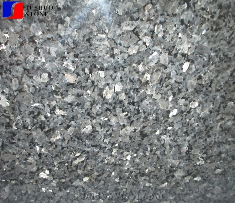 Polished Silver Pearl Granite Countertops Island