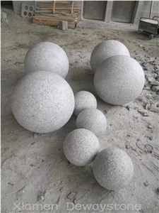 Landscaping Sphere G603 Granite Rolling Parking Stone