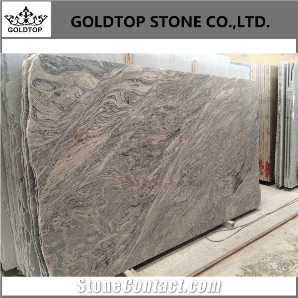 A Quality Chinese Juparana Pink Wave Honed Granite