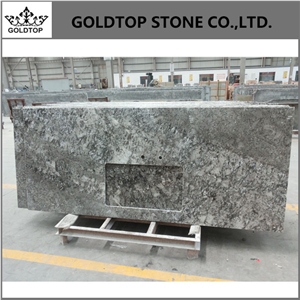 Brazil Popular Bianco Antico Granite Polished Slab Bathroom Countertops