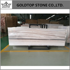 First Choice Polished White Palisandro Marble Slab