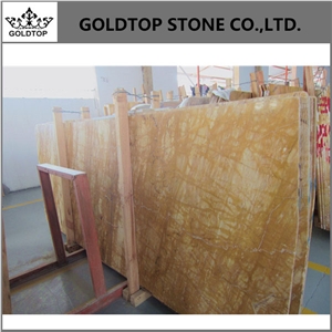 Giallo Sienna Slabs Panel for Hotel Floor Covering
